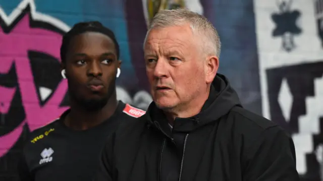 Sheffield United manager Chris Wilder arrives at Elland Road