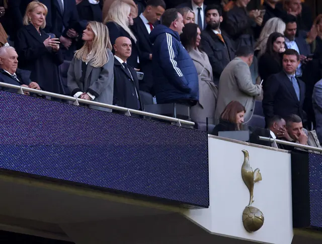 Daniel Levy in the stands