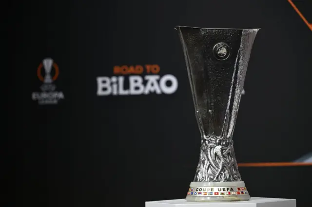 The Europa League trophy