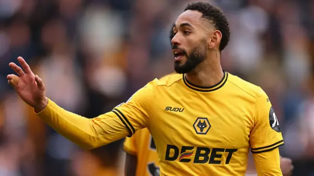 Cunha in action for Wolves