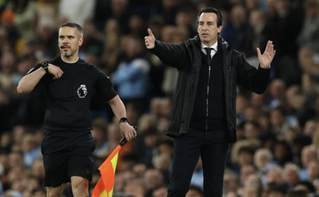 Aston Villa manager Unai Emery