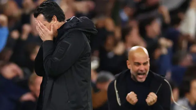 Unai Emery and Pep Guardiola