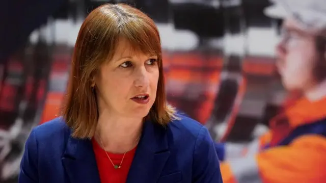 Chancellor of the Exchequer Rachel Reeves attends a roundtable meeting during her visit to the British Steel site in Scunthorpe, Lincolnshire