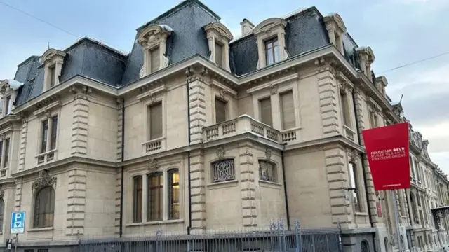 The exterior of the museum in Geneva