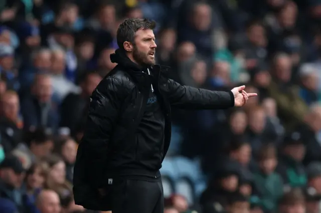 Middlesbrough boss Michael Carrick during the loss at Sheffield Wednesday