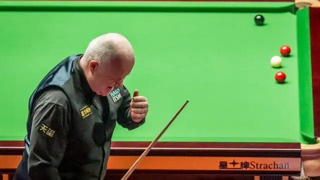 John Higgins dejected