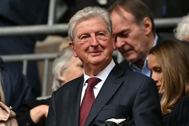 Roy Hodgson waits for kick off