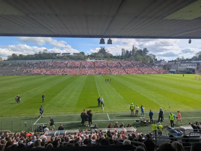 Pressbox view
