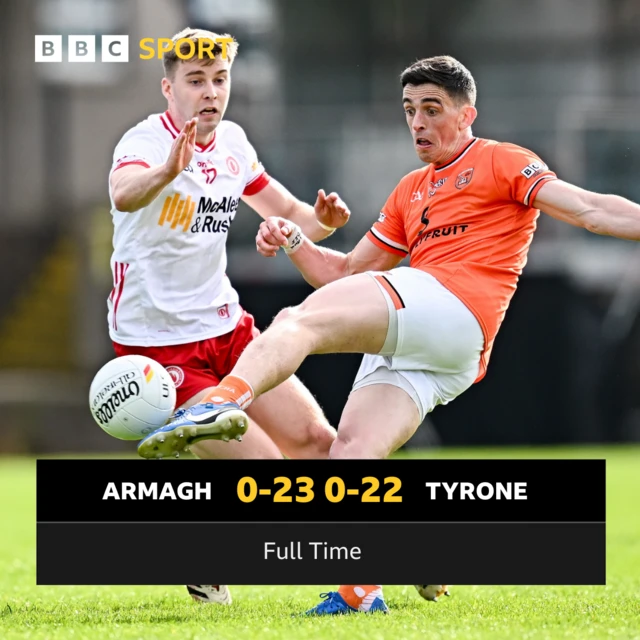 Armagh 0-23 Tyrone 0-22