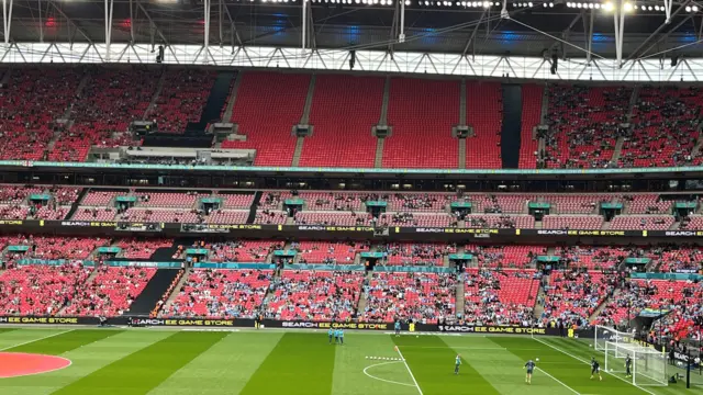 Wembley ahead of the semi final