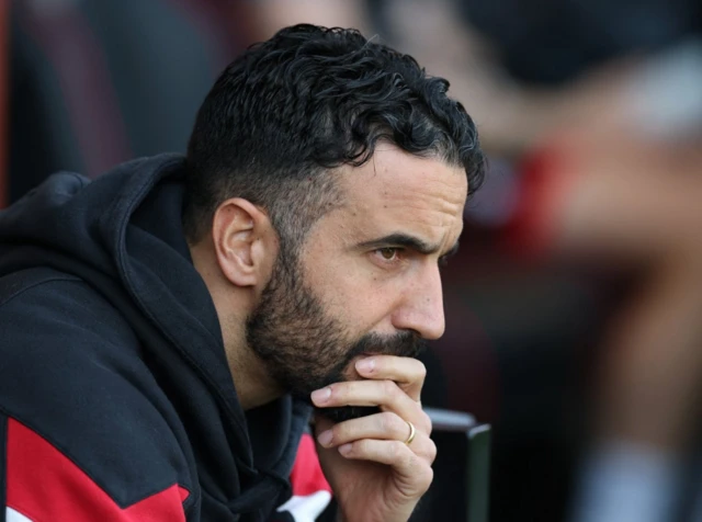 Manchester United manager Ruben Amorim