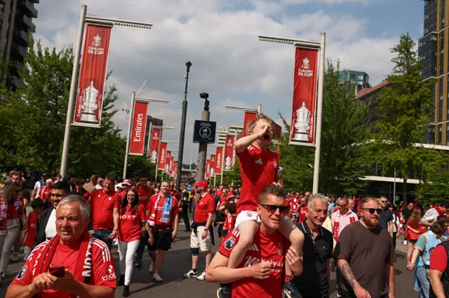 Nottingham Forest  fans arrived