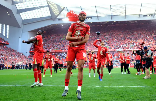 Cody Gakpo of Liverpool celebrates