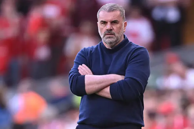 Ange Postecoglou looks on