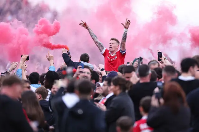 Wrexham celebrate
