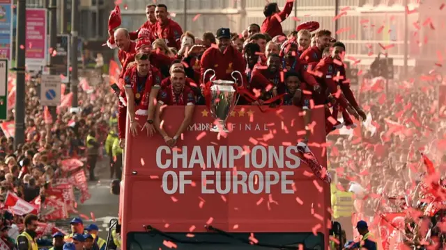 Liverpool's first parade under Jurgen Klopp