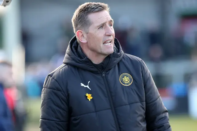 Carrick Rangers boss Stephen Baxter