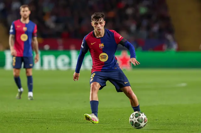 Pedri on the ball