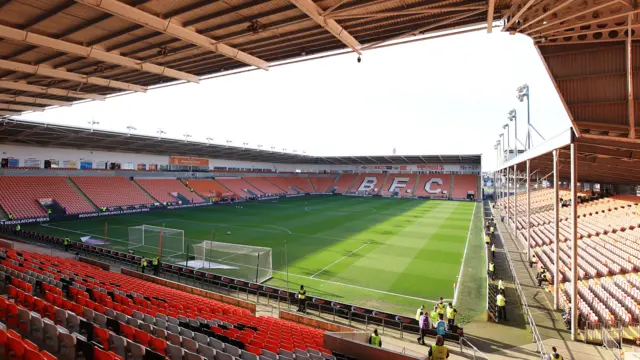General view of Bloomfield Road