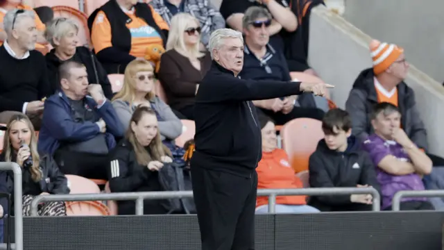 Blackpool boss Steve Bruce