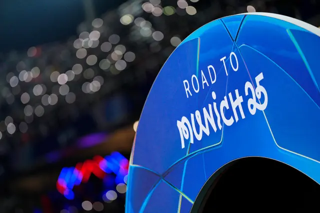 Road to Munich 25 sign