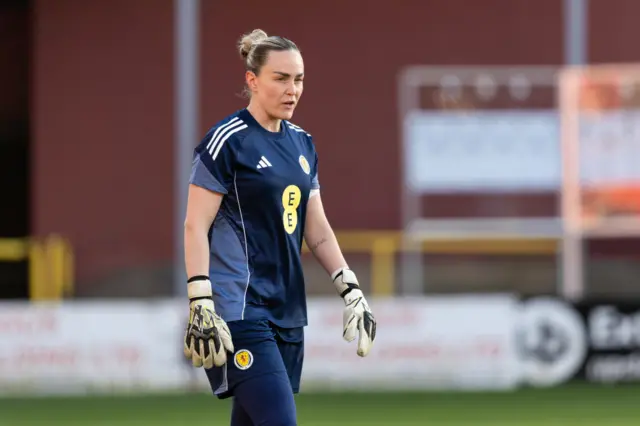 Lee Gibson earns her 60th cap tonight