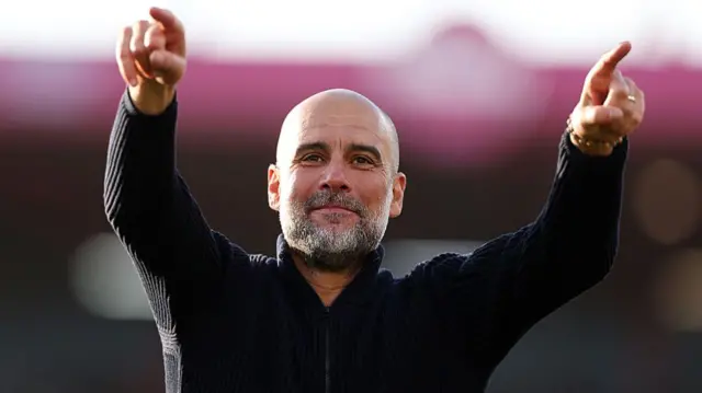 Pep Guardiola, manager of Manchester City, after his side's victory