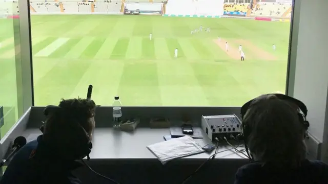 BBC commentary box