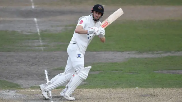 John Simpson batting for Sussex