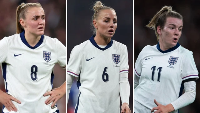 Georgia Stanway, Alex Greenwood, Lauren Hemp