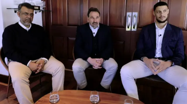 Suhail Pasha, Steve Waggott and Rudy Gestede