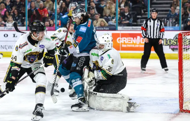 Second period action
