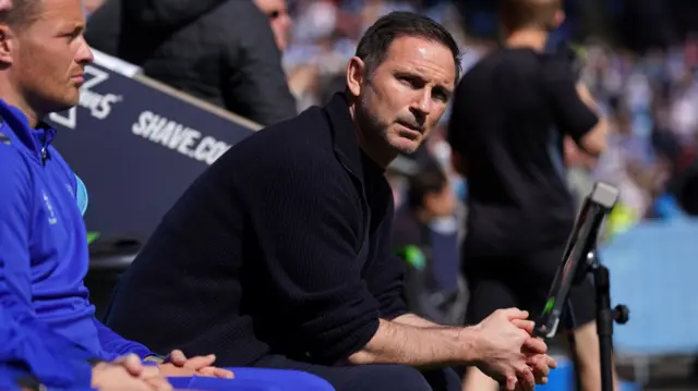 Coventry manager Frank Lampard before kick-off