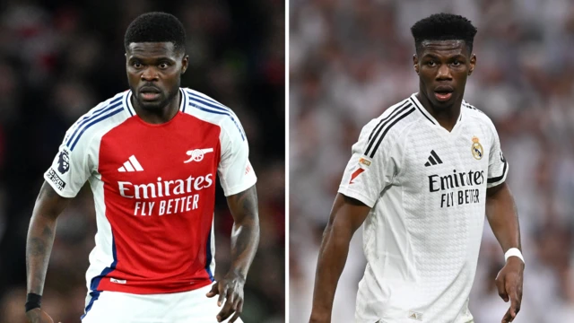 Thomas Partey and Aurelien Tchouameni