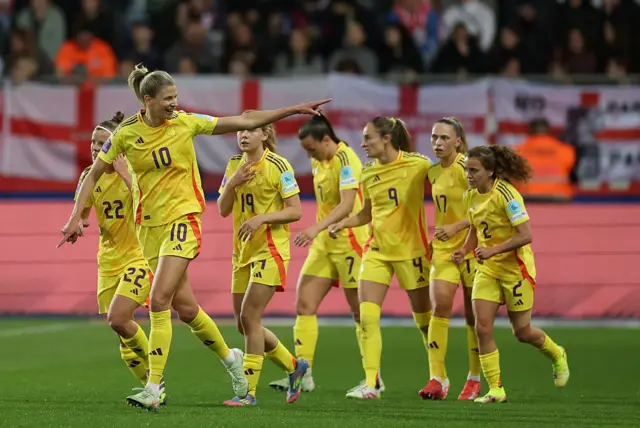 Belgium celebrate