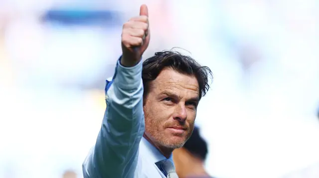 Scott Parker giving the thumbs up