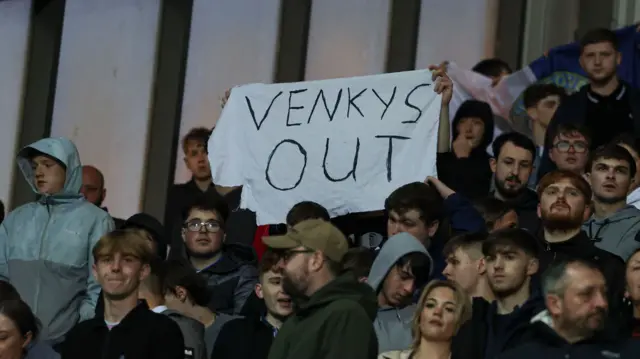 Blackburn fans protest