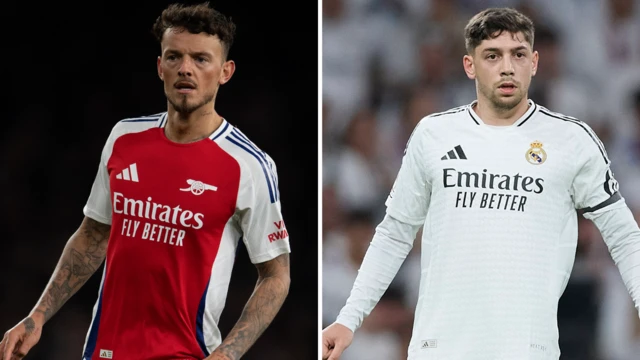 Ben White and Federico Valverde