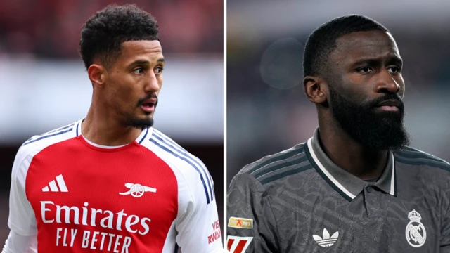 William Saliba and Antonio Rudiger