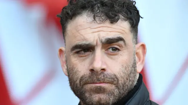 Cardiff City boss Omer Riza looks on from the touchline