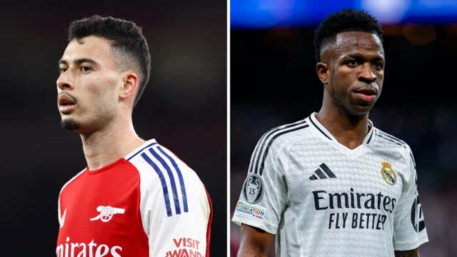 Gabriel Martinelli and Vinicius jr