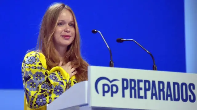 Lisa Yasko at a podium