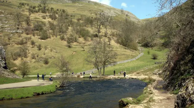 Dovedale's stepping stones