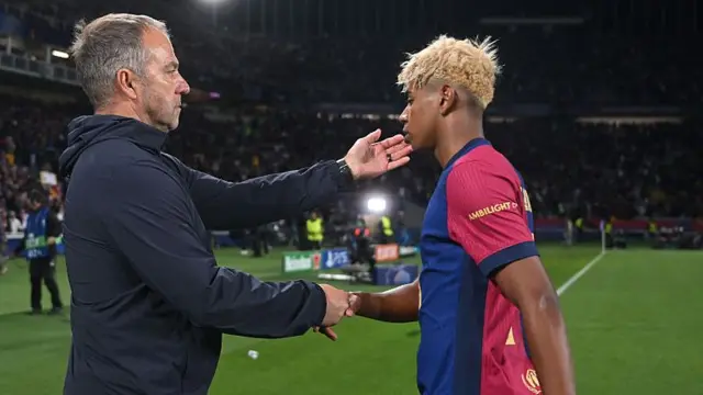 Barcelona manager Hansi Flick