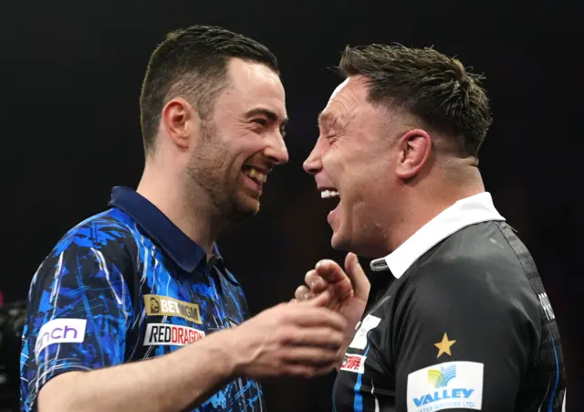 Luke Humphries and Gerwyn Price