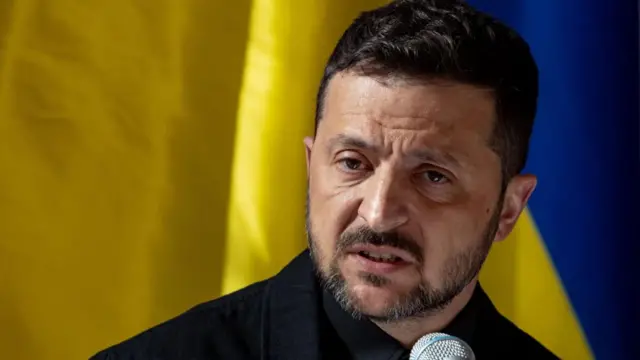 Ukrainian President Volodymyr Zelensky