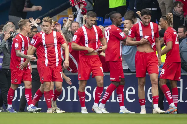 Leyton Orient celebrate