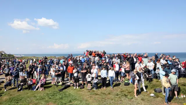 Fans soaking up the NW200 atmosphere