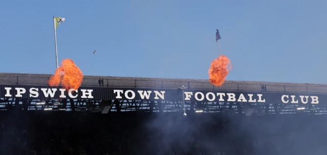 General view of pyrotechnics
