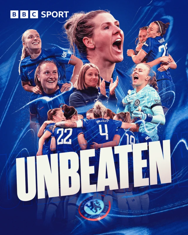Chelsea go a whole WSL season unbeaten